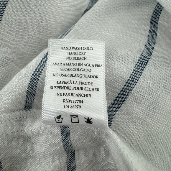 Rails Positano Stripe Linen Blouse - Picture 8 of 10